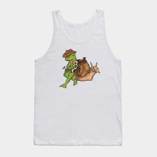 Cowboy Frog and his Steed Tank Top